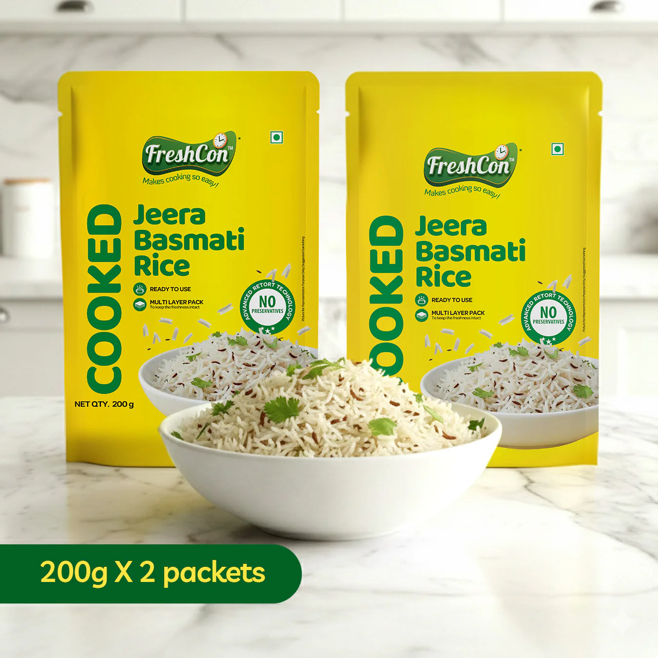 Ready-to-eat Cooked Jeera Basmati Rice | No Preservatives - Image 4