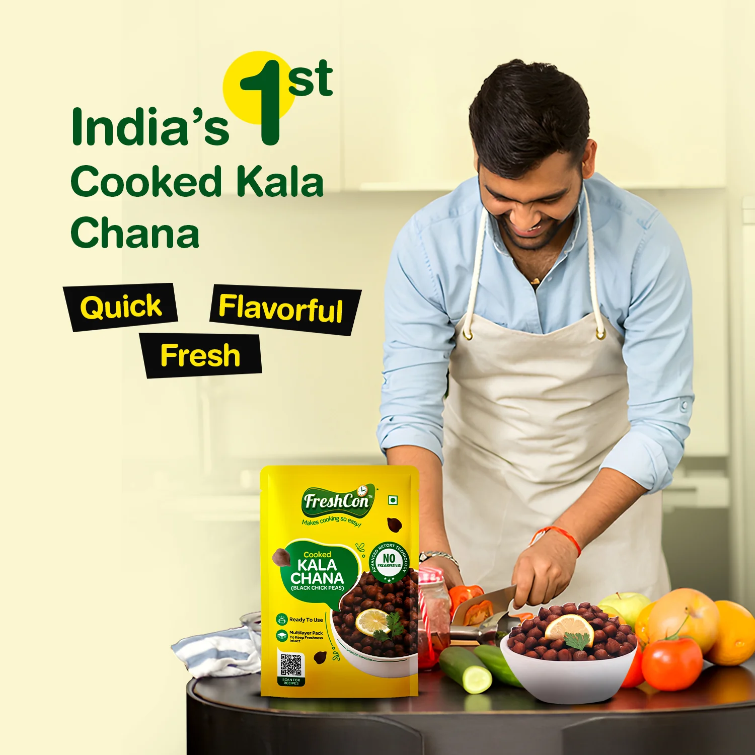 Ready-to-use Cooked Kala Chana (Black Chick Peas) | No Preservatives - Image 4