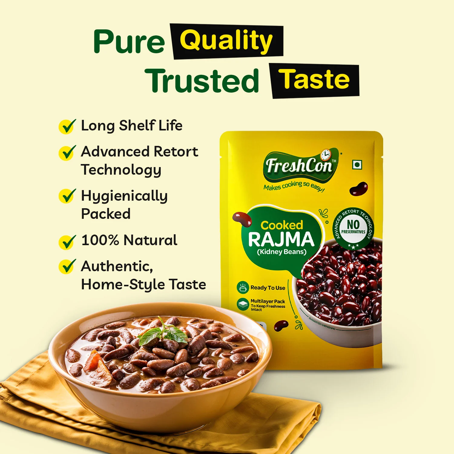 Ready-to-use Cooked Rajma (Kidney Beans) | No Preservatives - Image 5