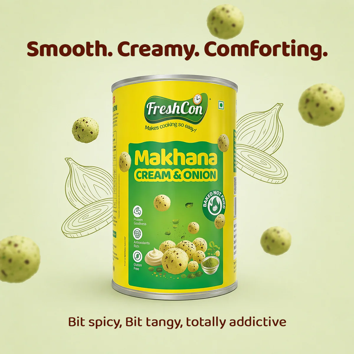 Cream and Onion Makhana - Image 7