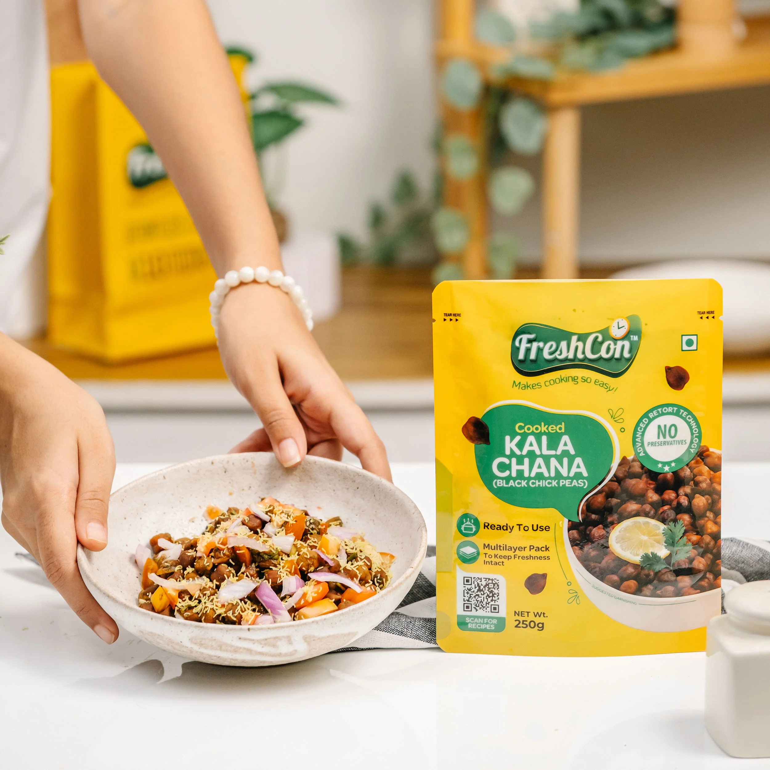 Sweet Corn & Kala Chana Combo | Pre-Cooked Ingredients | Ready-To-Use - Image 4
