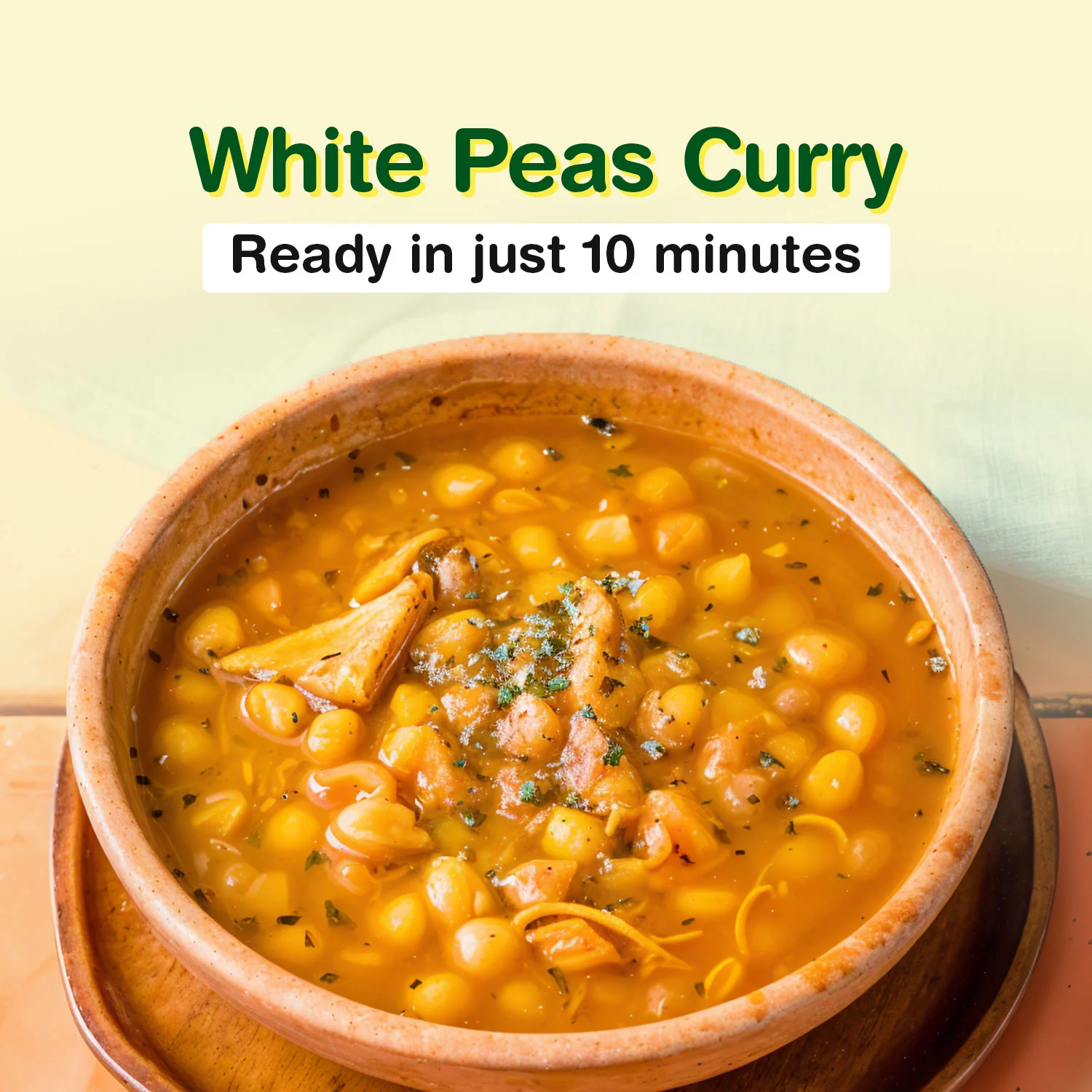 Ready-to-use Cooked White Peas (White Vatana) | No Preservatives - Image 8